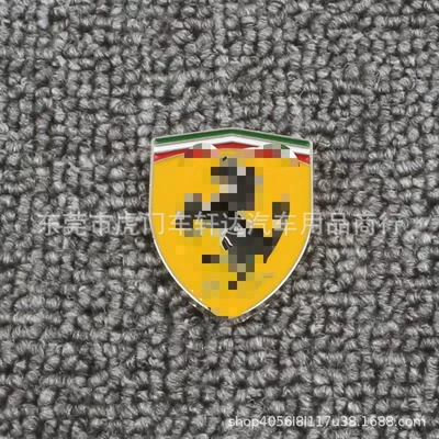 Other Automotive Exterior Supplies | Side Label Individual Label - ferrari-small-gold-pair