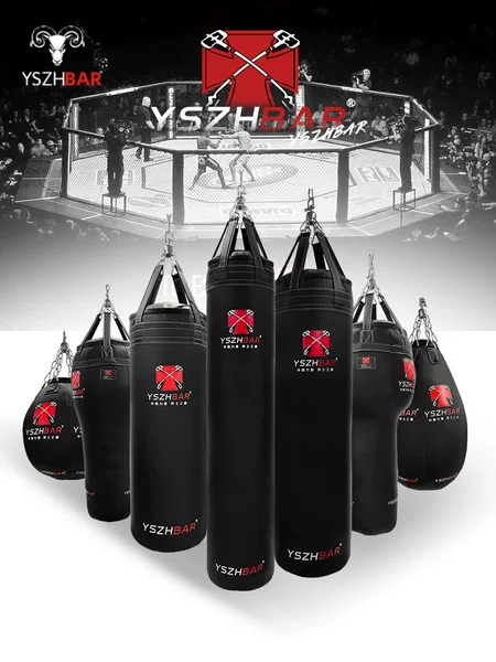 Boxing Punching Bag Hanging Type for Home Use, Suitable for Children and Adults, Sandbag for Sanda, Muay Thai, and Martial Arts Training Equipment, Solid Type