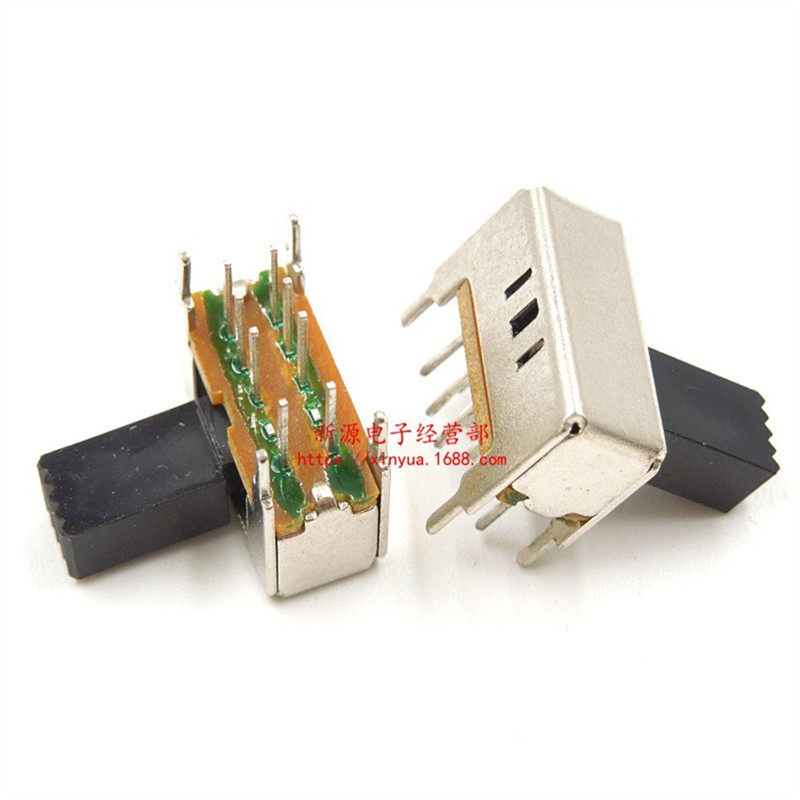 SK23D07-G9 电源开关 拨动开关 滑动开关 柄长9MM 8脚3档