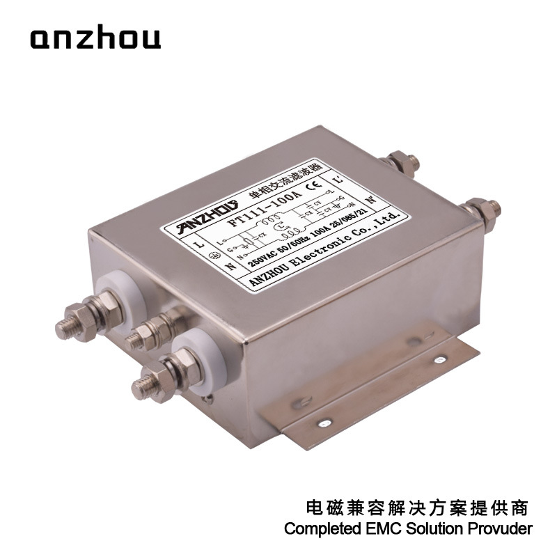 EMI FILTER 80A100A交流单相电源滤波器FT111-100A/120A/80A
