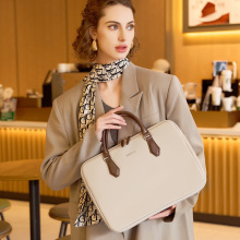 厂家直销笔记本电脑包女斜跨大容量高级感手提包内胆商务公文包