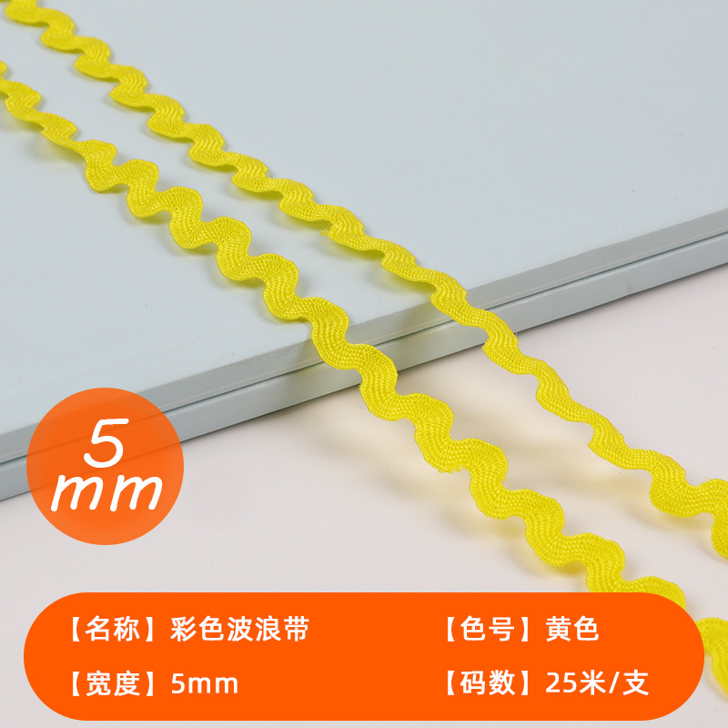 Spot 5-10mm saguero ondulado correas color S con encaje curva con cordón ondulado