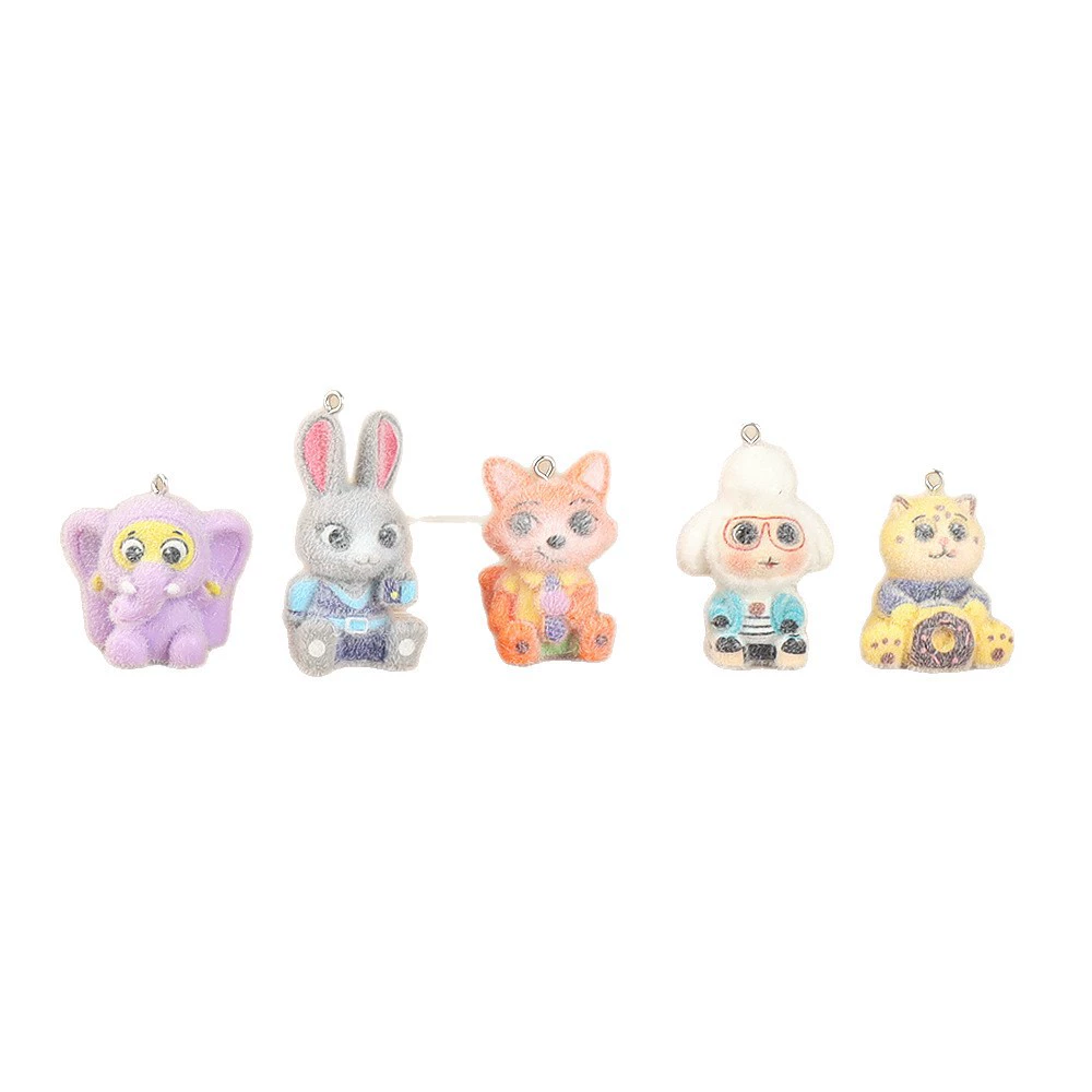 Cartoon cute doll, creative decorations with accessories, handmade
