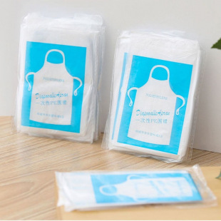 Disposable Apron Plastic Hot Pot Lobster Kitchen Catering Adult Waterproof Oil-proof Anti-fouling Painting Free Shipping Bib