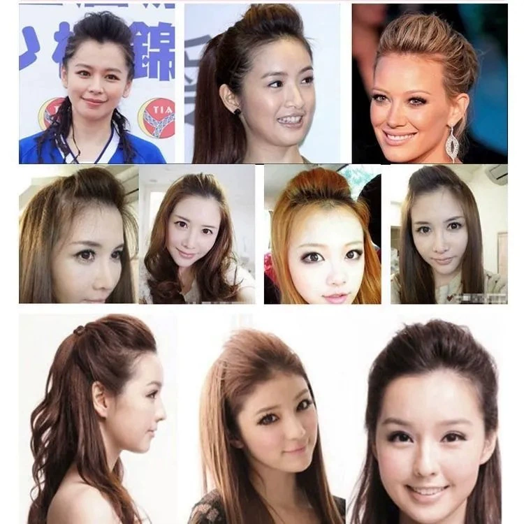 Rostometer, bangs, ponytail, hairgrip, 3cm, adds volume, Korean style