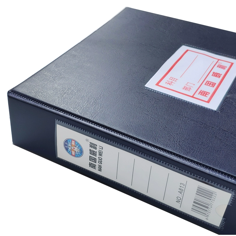 File box A813 office file box Case data box A4 document box with iron clamp three inches