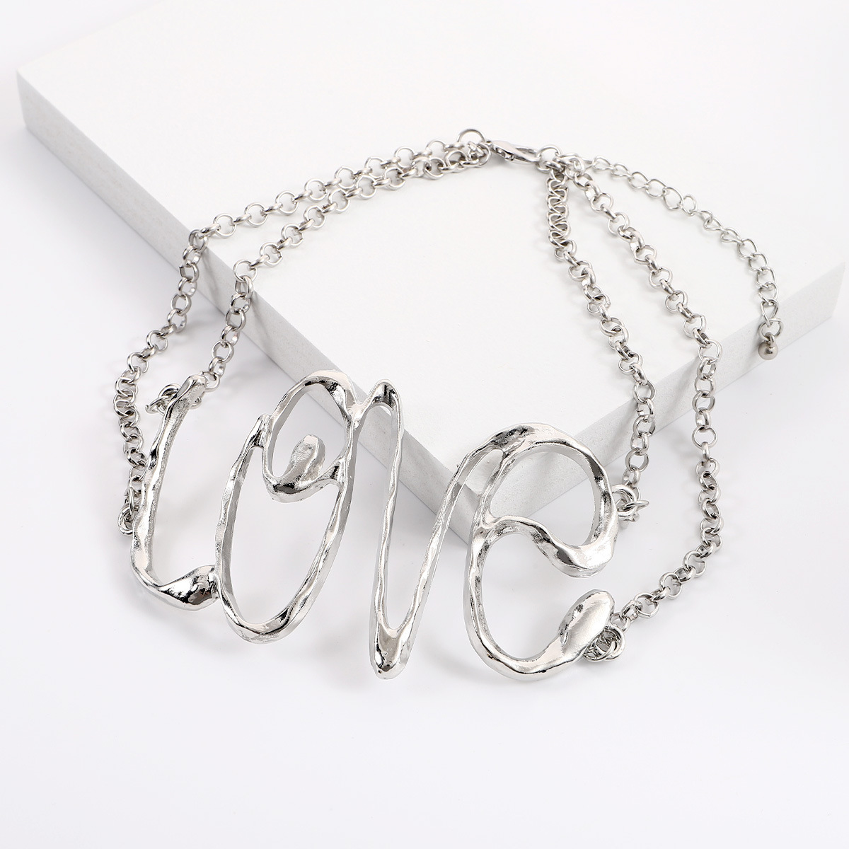 1 Piece Fashion Letter Alloy Plating Women's Necklace display picture 3