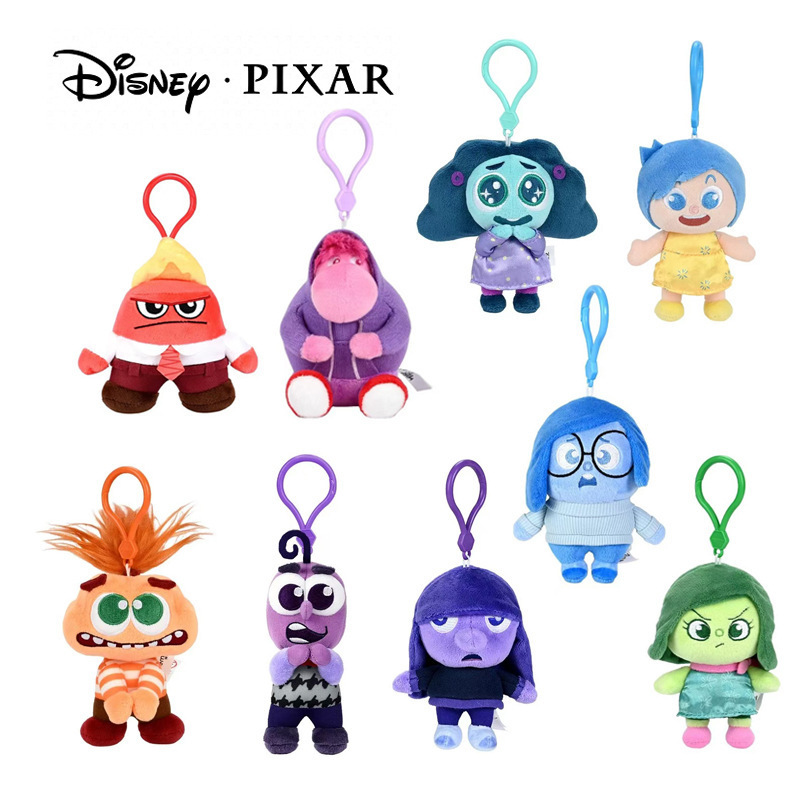 Disney Authentic Inside Out Pendant Stuffed Doll Backpack Doll Bag Keychain School Bag Small Pendant Disney Authentic Inside Out Pendant Stuffed Doll Backpack Doll Bag Keychain School Bag Small Pendant