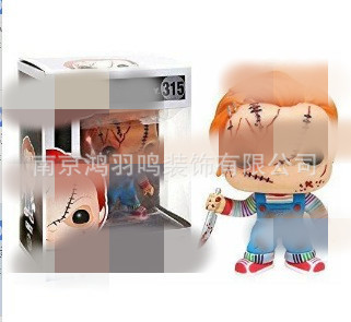 Joker mano muñeca modelo adornos juguetes fantasmas motosierra horror chucky mano