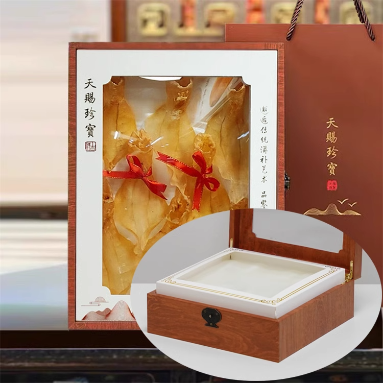 Caja de regalo universal de Tianshi Treasure, pegamento de pescado, piel de naranja, colección de muelas de ciervo, exhibición de estandarte, embalaje de regalo, caja vacía