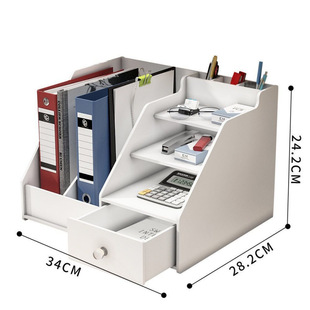 Office Supplies Folder Storage Box Multi-layer Bookshelf Simple Desktop Multi-functional Book Stand File Frame Data Rack