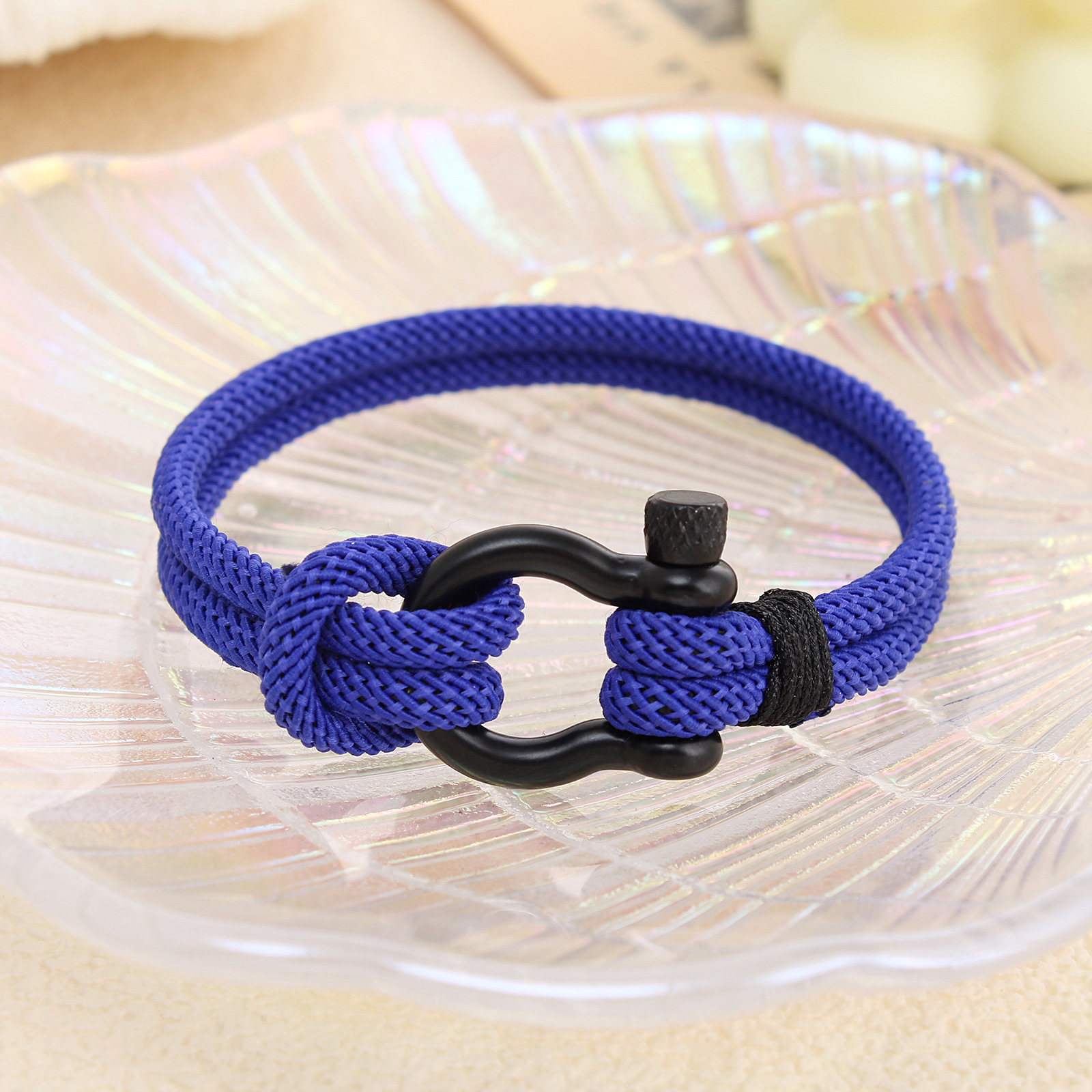 Retro Stripe Stainless Steel rope Menu0027S Bracelets 1 Piece