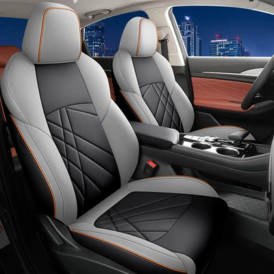 2023 Yidong PLUS Special Full Surrounding Car Seat Cover All Seasons General 22 NE Blue Whale Cushion Seat Cover (Modelə uyğun (Original) oturacaq örtükləri) - ames-gray-standard-edition-note-the-model-year-rear-half-package