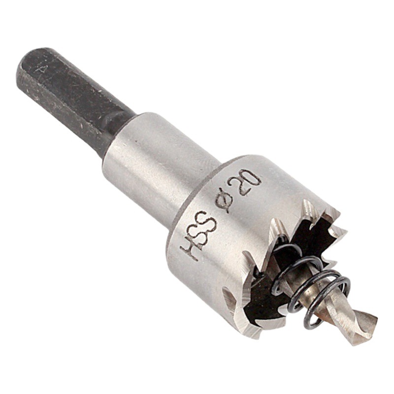 Juego de brocas abridor de agujeros de acero de alta velocidad, venta directa de fábrica, 5 piezas, expansor de agujeros de acero inoxidable con recubrimiento de titanio, broca para perforar placas metálicas delgadas