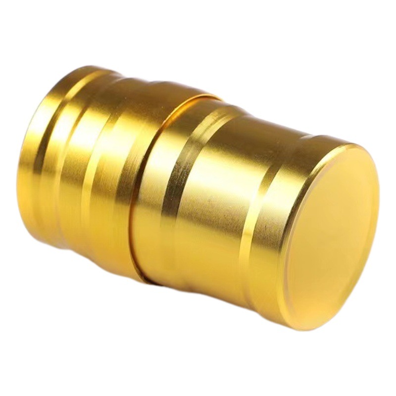La lámpara del alcohol del metal del oro aumentó la aleación de aluminio transfronteriza del oro de lujo portable libre mecha 30ml