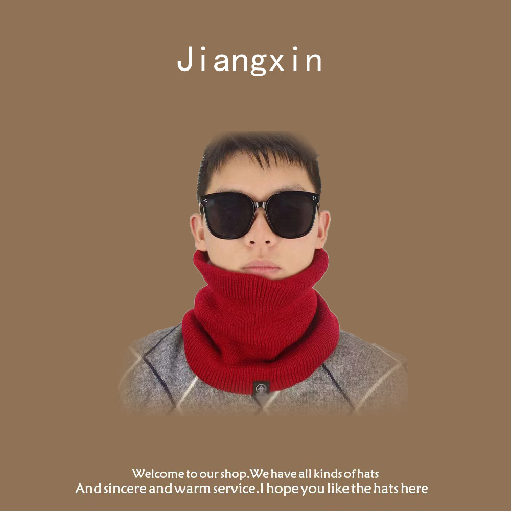 [솔리드 컬러] 스카프-레드