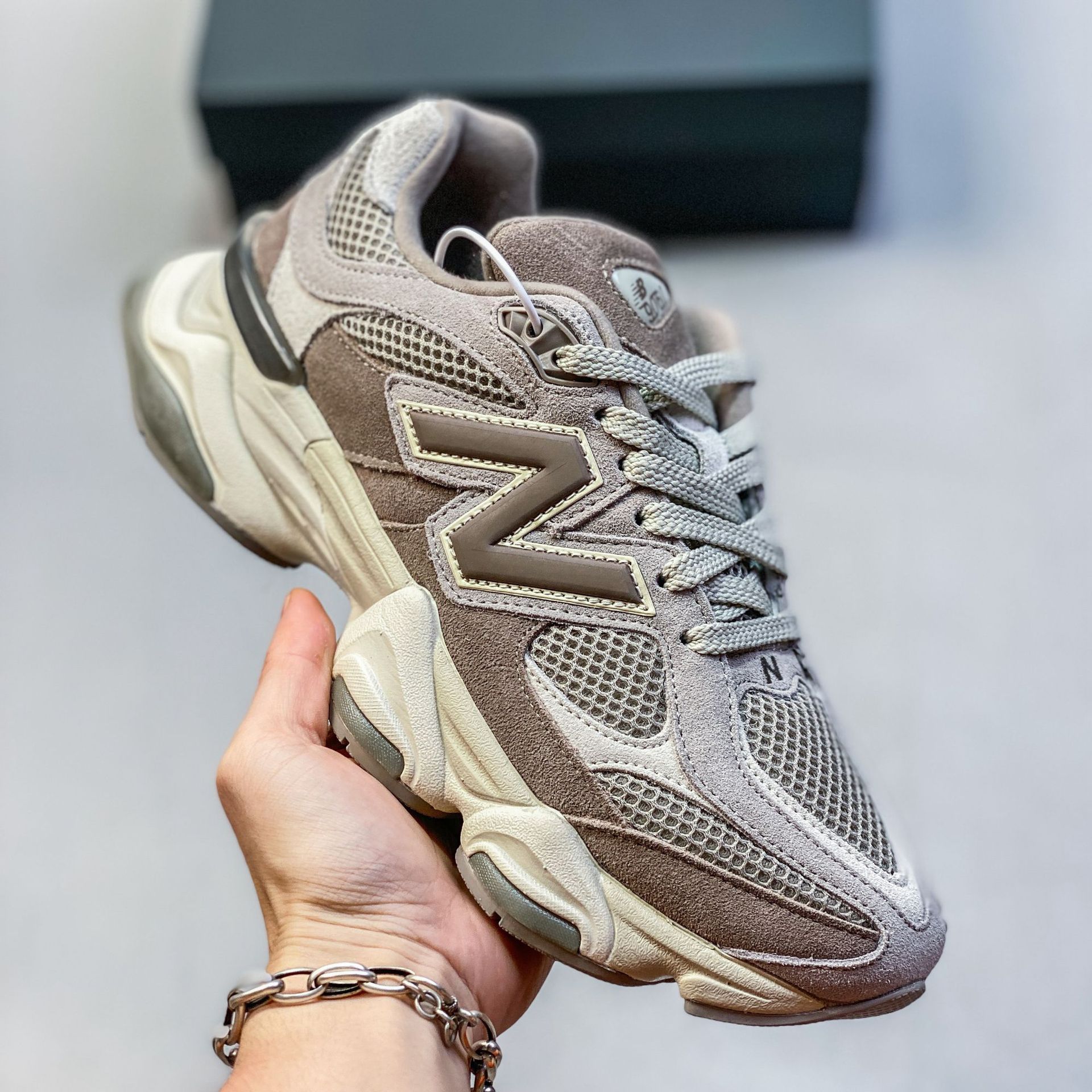Pure original NB9060 retrógrado zapatos de zapatos de papá cómodos de amortiguación universal para hombres y mujeres zapatos deportivos de viaje y ocio