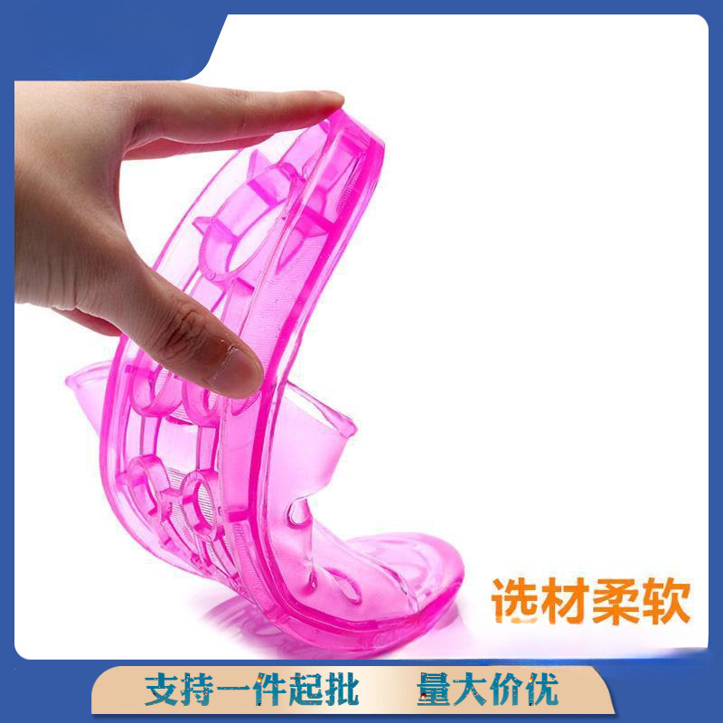 水晶拖鞋女式防滑透明凉鞋塑料老式怀旧经典家用室内果冻居家塑胶