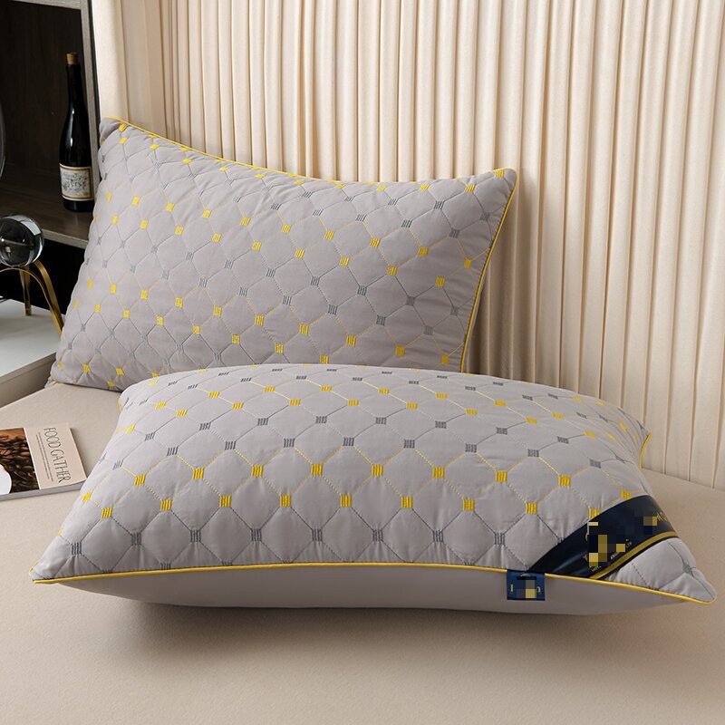 안개꽃 단면 노란색 가장자리 회색