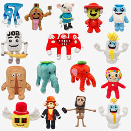 跨境新品 Steal a Brainrot Plush 窃取脑腐游戏周边公仔毛绒玩具