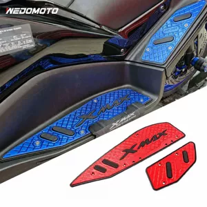 Yamaha XMAX300 17-25 Modelləri üçün Alüminium Ərinti Sürüşməyən Ayaq Pedalları
