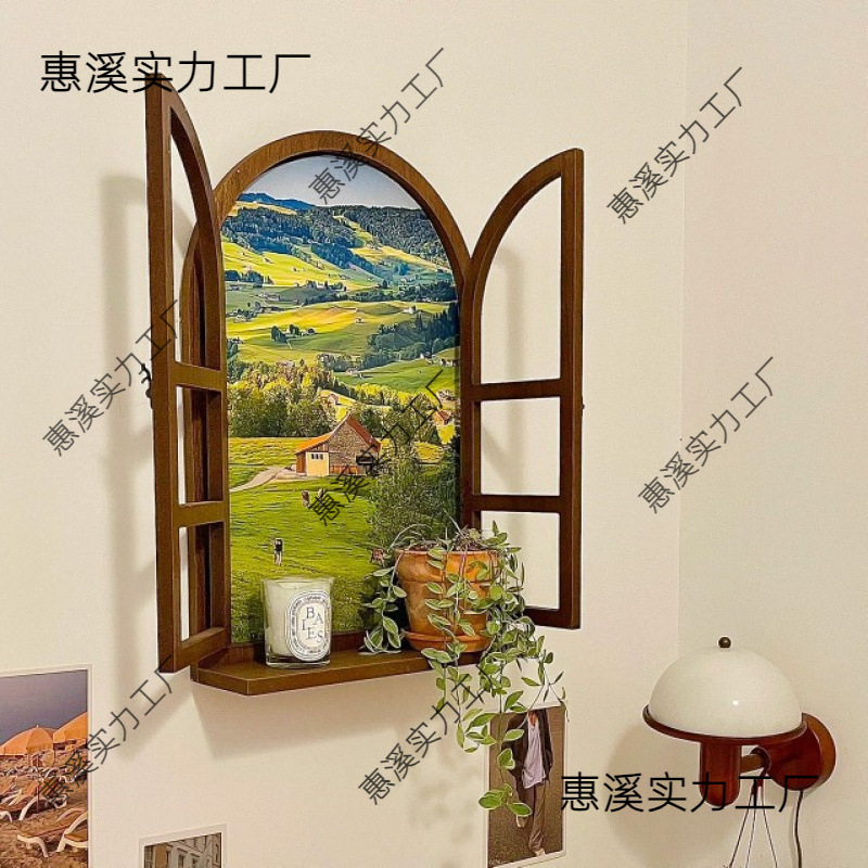 메시지 보드 선반 창틀 벽 소품 장식 창 수지 칠판 가짜 정원 세트 벽걸이