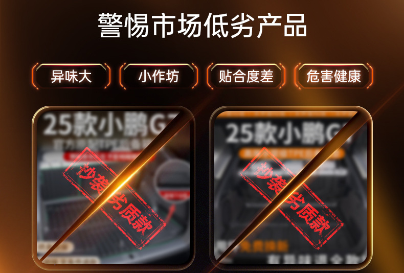 Suitable for Xpeng G7 Trunk Mat Tpe25 New Car Trunk Mat Interior Modification Decorative Accessories Foot Mat Supplies