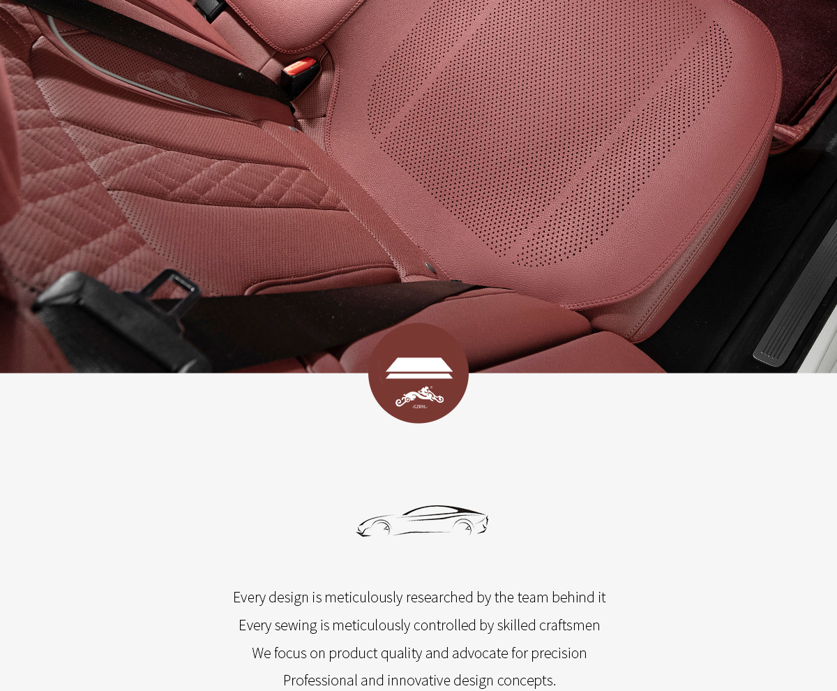Suitable for Mercedes-Benz Glc300 Special Four-Season Seat Cushion C260L/E300L/Gleglb Car Thin Seat Cover Breathable