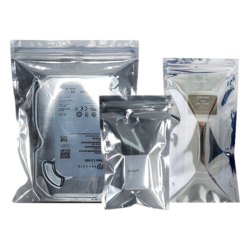 Bolsa de protección antiestática de 15 hilos personalizada, disco duro, bolsa ziplock, bolsa sellada, componentes electrónicos, bolsa plana, tarjeta gráfica sellada