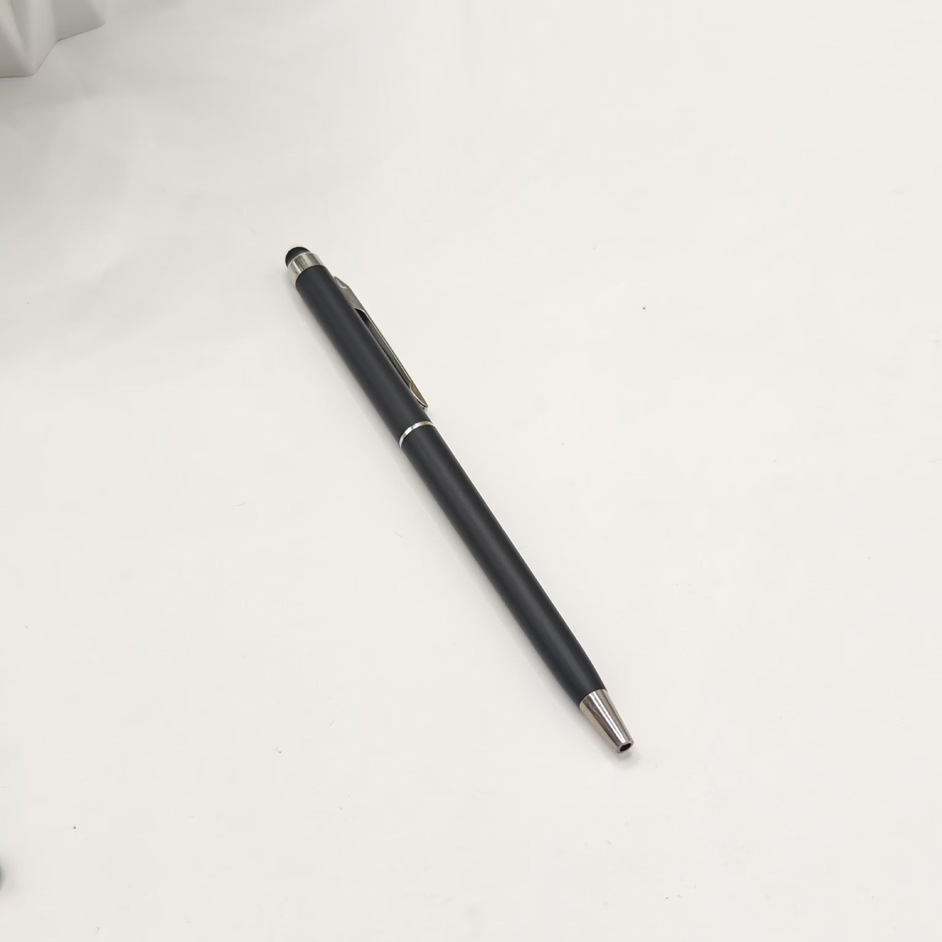 Presionar el lápiz táctil de doble cabeza tablet teléfono móvil de dibujo juego lápiz táctil de condensador de escritura manual lápiz multicolor portátil