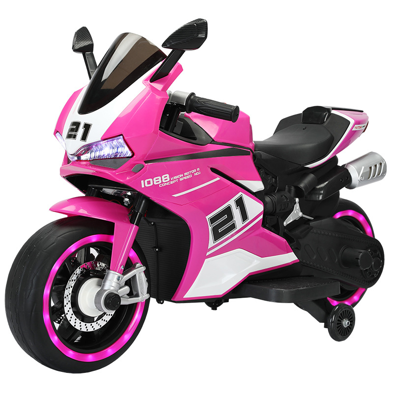 Nueva motocicleta eléctrica para niños 3-8 años de edad botella COCHE los niños pueden sentarse hombres y mujeres bebé motocicleta generación coche de juguete