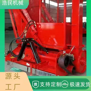 大型粉碎捡拾打捆机牧草稻草打包收割机 小四轮收草机吸草机