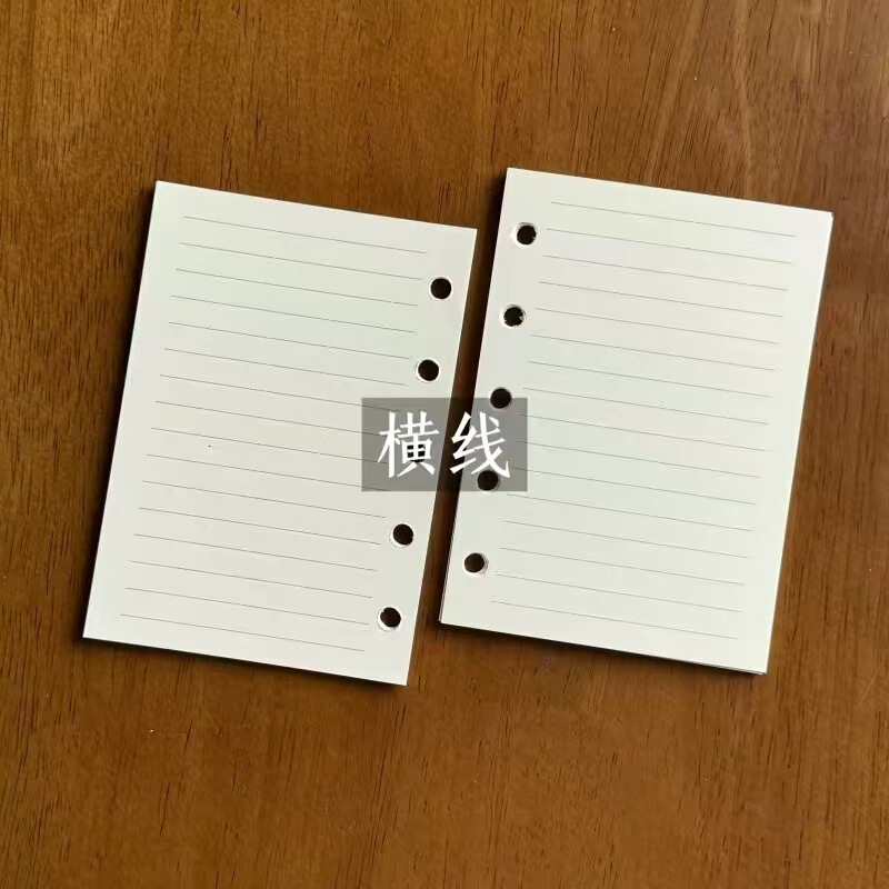可爱线条小狗PU手账本M5便携活页笔记本卡通记事本日记本子日程本|undefined