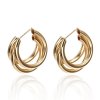 Retro accessory, metal earrings, set, European style, wholesale