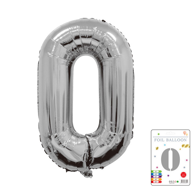 Globo digital de 32 pulgadas, embalaje de tarjeta de papel independiente, versión estadounidense, película de aluminio delgada, embalaje fino, papel de aluminio, globo de cumpleaños