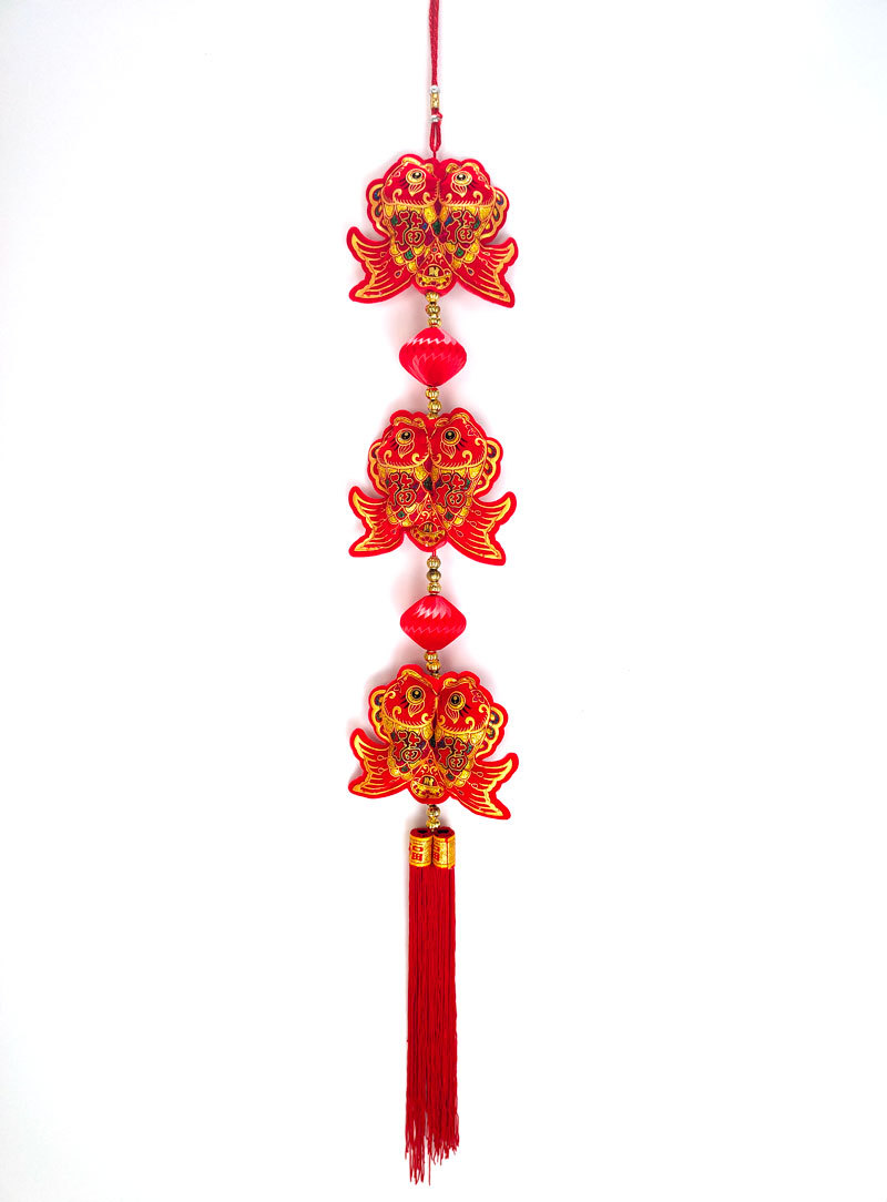 春节挂件双鱼3+2