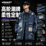 定制宽松刺绣牛仔外套