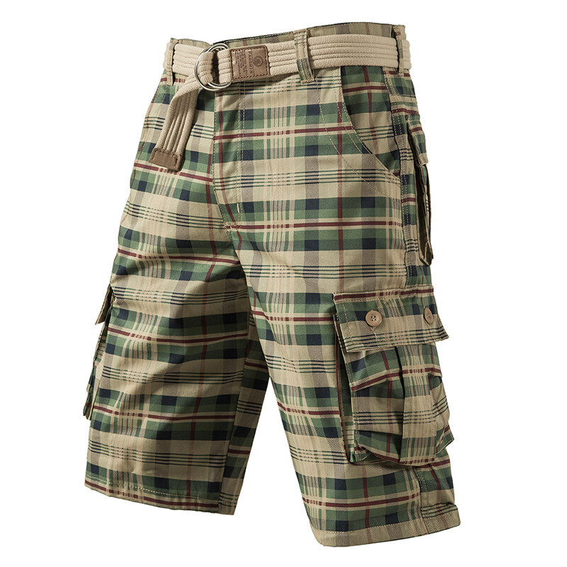 Cross-Border Aliexpress Casual Shorts Men's Summer New Workwear Five-Point Pants Men's Multi-Pocket Loose Men's Casual Pants