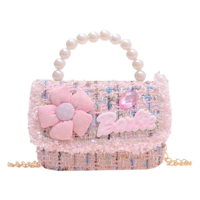 Bolso de los niños del estilo coreano estilo Chanel flor chica bolsa de mensajero 2023 nuevo bebé mini cadena bolso de hombro moda