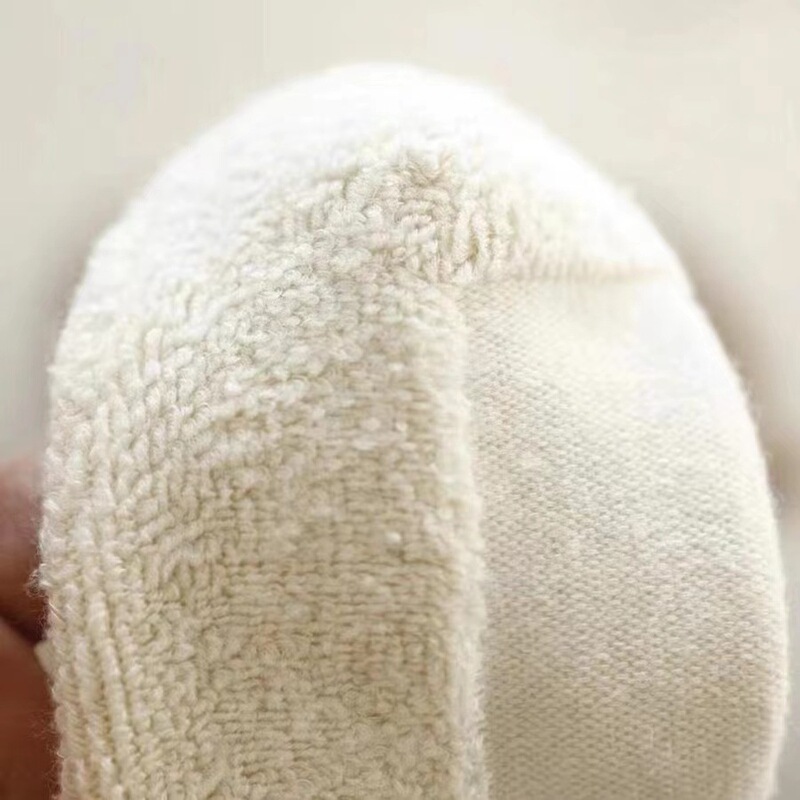 Socks Men's Pure Cotton Thickened Towel Bottom White Mid-Tube Sports Men's Socks Deodorant and Sweat-Absorbent Autumn and Winter Cotton Socks Wholesale