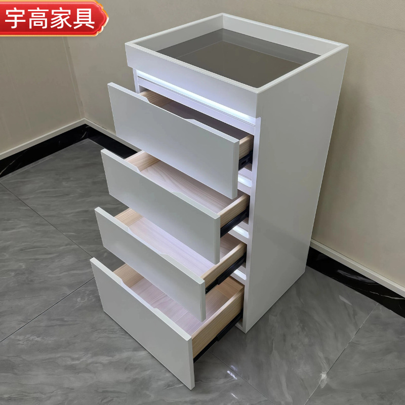 理发店专用工具柜推车工具台发廊剪发柜美容美发店镜台柜子置物架