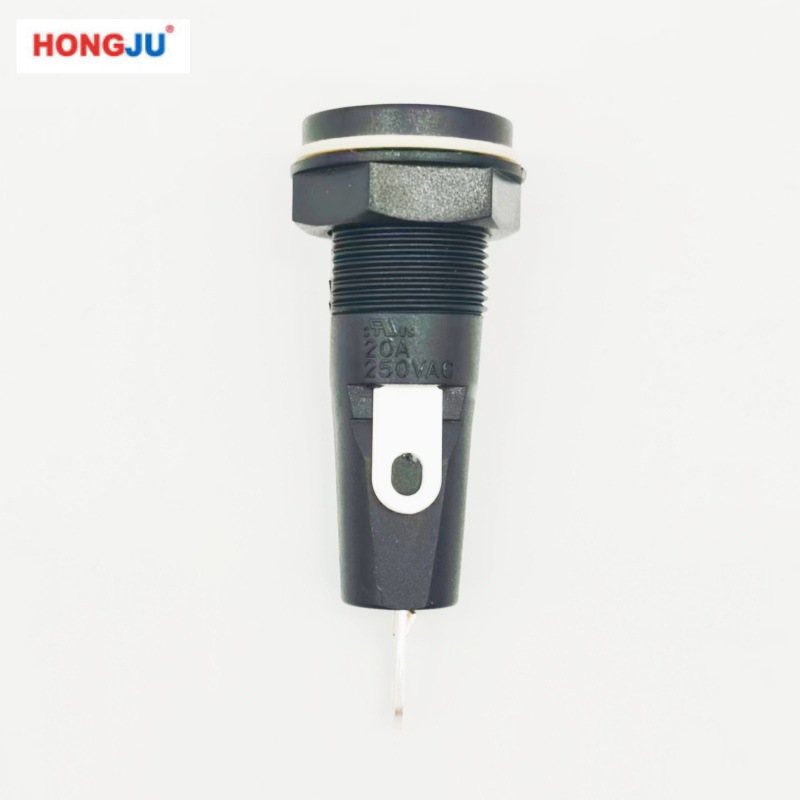 台湾20A大电流保险丝座一字头   6*30保险丝  UL认证