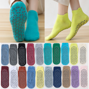 Professional Non-Slip Pilates Fitness Socks Summer Sports Dance Socks Yoga Socks Men and Women Floor Cotton Socks Mesh Tyre
