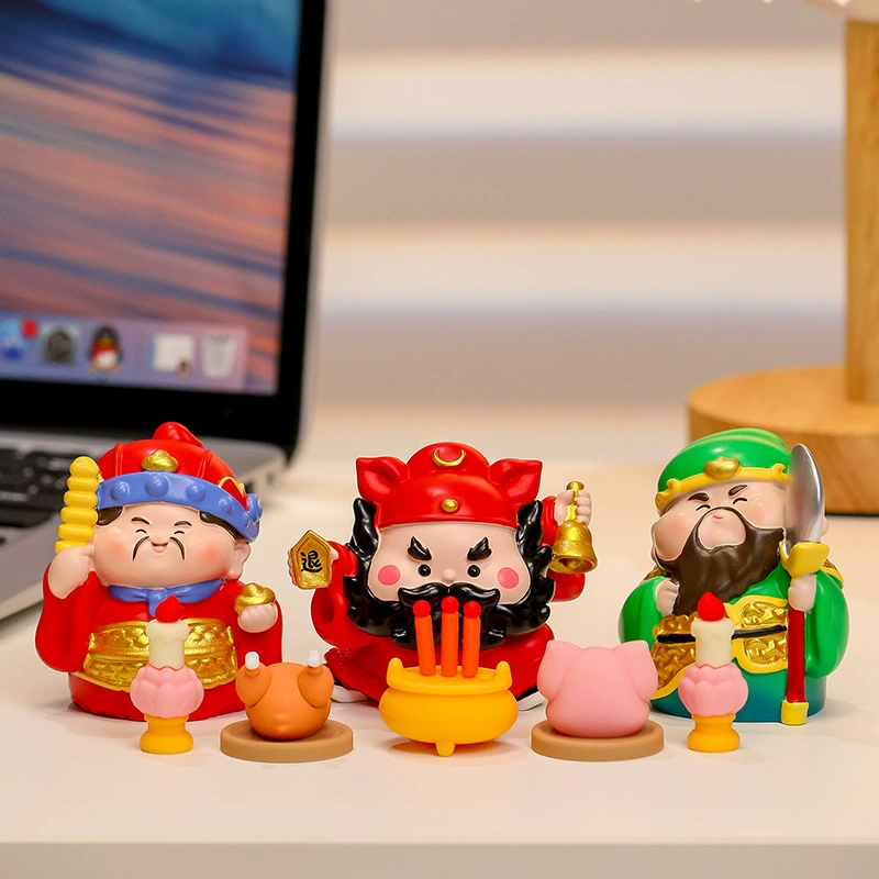 Чжун Жун украшает национальный прилив, сказочный стол, декоративный рабочий стол, эмоционально стабильный на рабочем месте