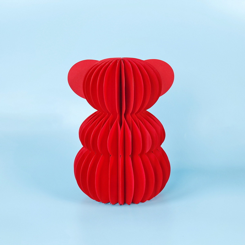 Honeycomb osos decoración fiesta de cumpleaños bebé baño decoración de mesa boda fiesta familiar decoración de mesa de abeja