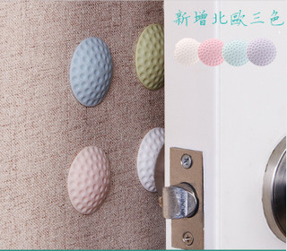 加厚硅胶墙面防撞垫门后静音消音防碰垫门把手门锁防护垫防震垫|ms