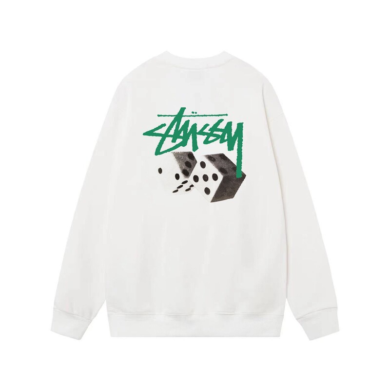 2026 Spring and Autumn Stusl Long-Sleeve American-Style Unisex Printed Retro Casual Sweatshirt with Print Long Sleeves