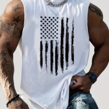 E 16113 3D Print T-Shirt Vest ӡ��T������ �羳����ѷŷ��