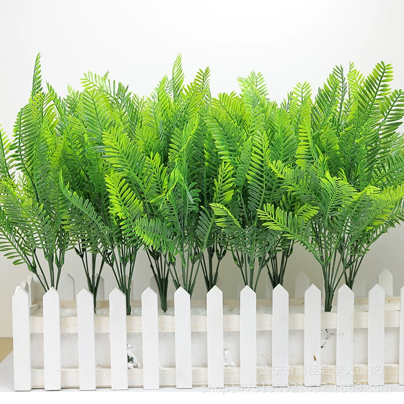 Амазонка Моделирование Растения 7 Вилка 35 Персия Трава Листья Птерис Папоротника Декоративные Ложные Зеленые Ручки Растений Трава