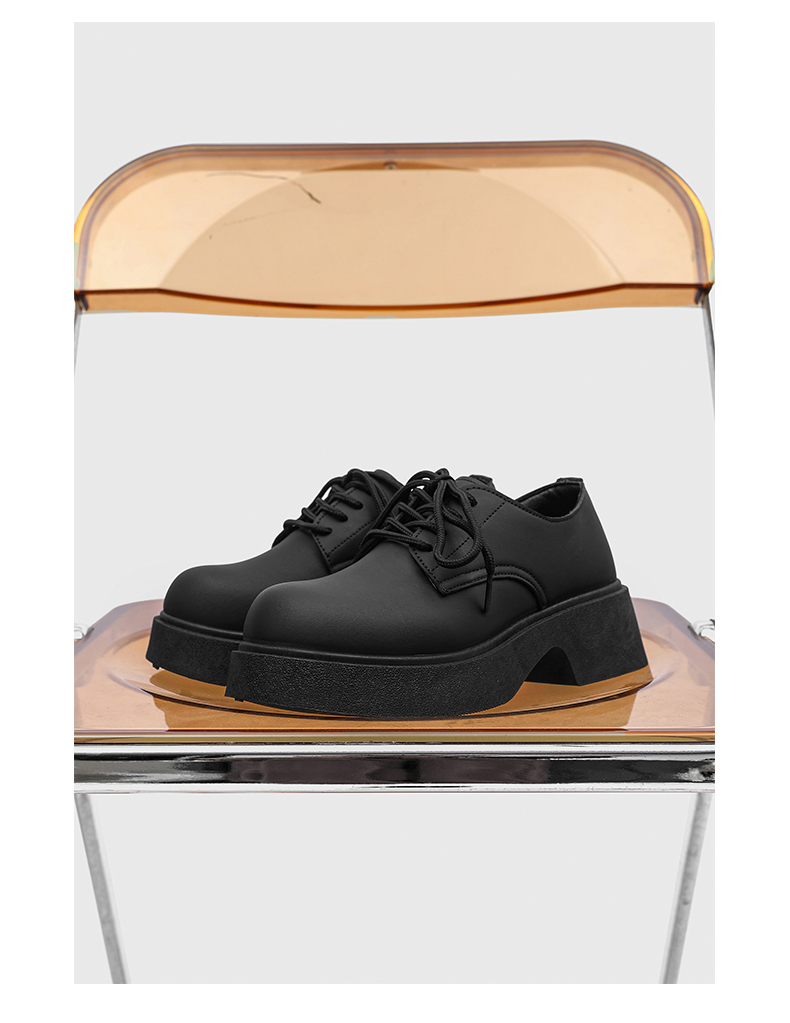 ShoeVault Été 2024 Nouvelles chaussures en cuir Wenzhou pour hommes, derby décontracté à bout large, style japonais élégant, sensation haut de gamme_voghion.com